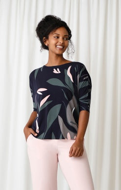 NU CINCH TOP, ELBOW SLV