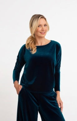 SAVVY NU CINCH TOP, LONG SLEEVE