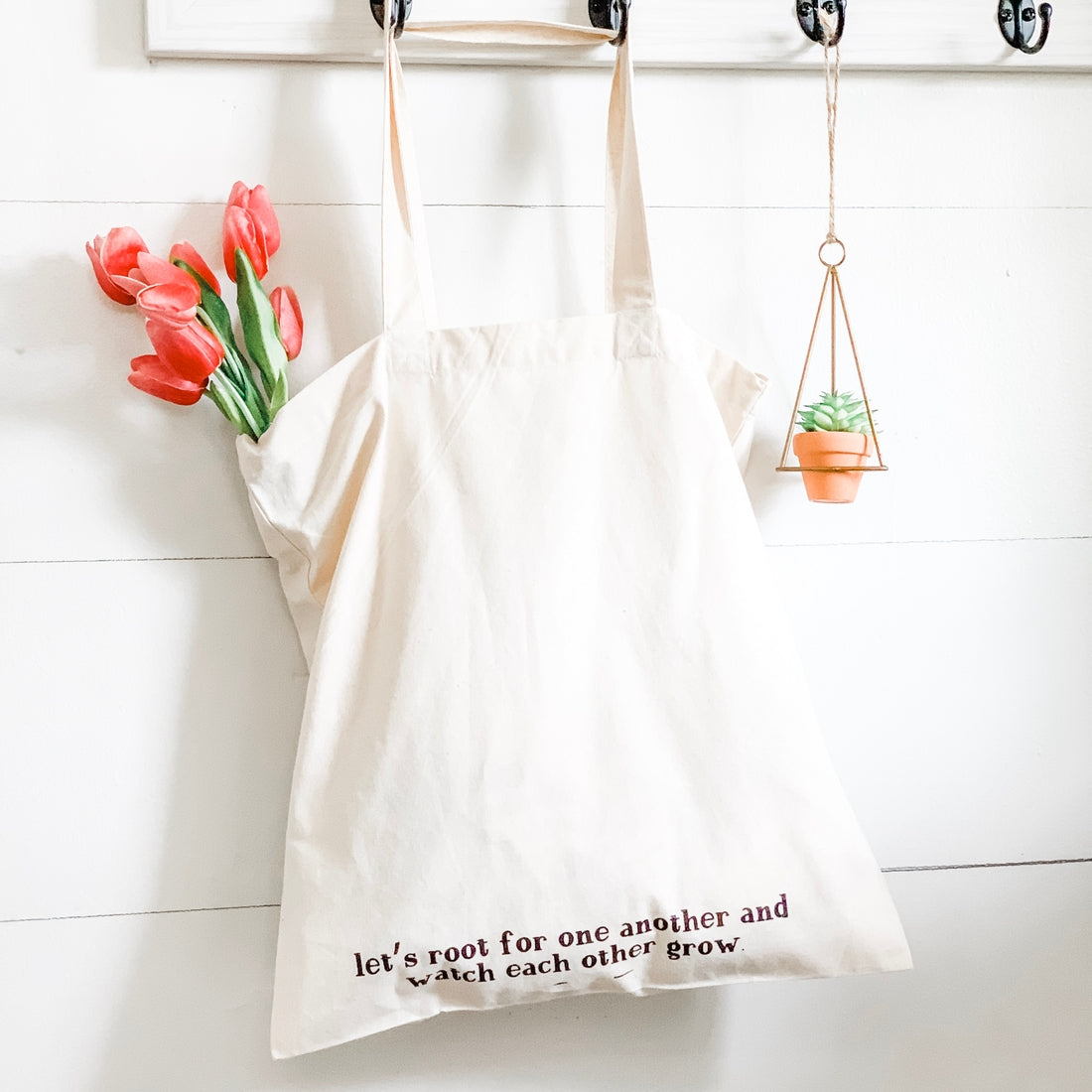 Let's Root For One Another - Market Tote Bag