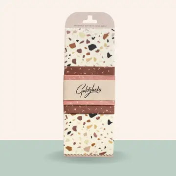 Terrazzo Beeswax Food Wraps Set of 3
