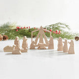 Nativity Set-Natural Wood