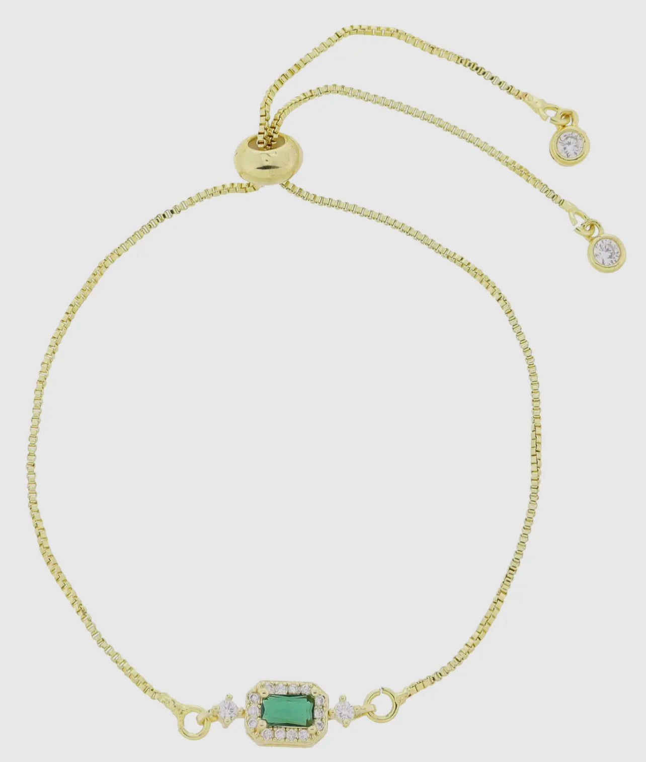 Birthstone Bracelet- 18K