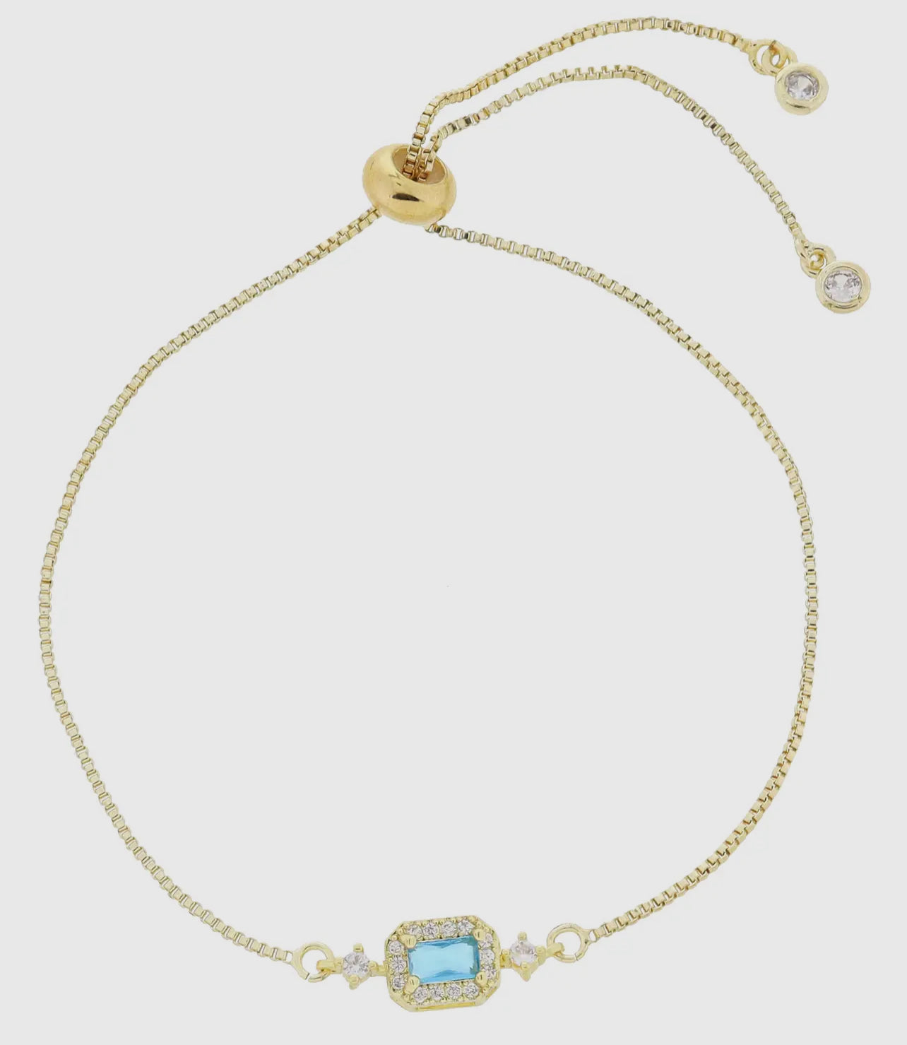 Birthstone Bracelet- 18K