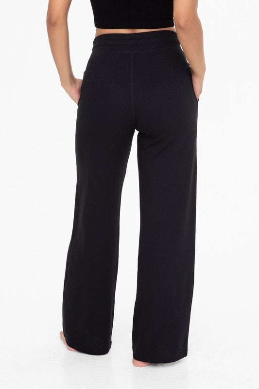 Black French Terry Sweatpants
