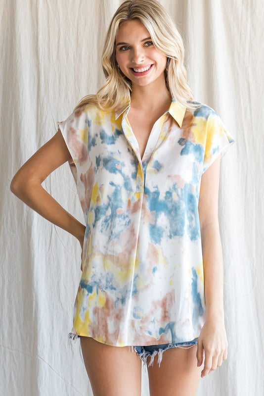 Blueberry Lemonade Blouse