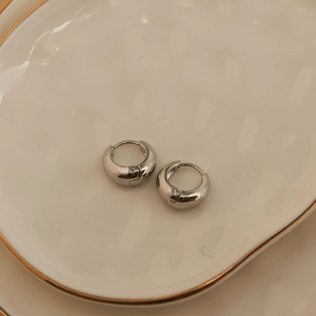 Graduated Huggie Earrings