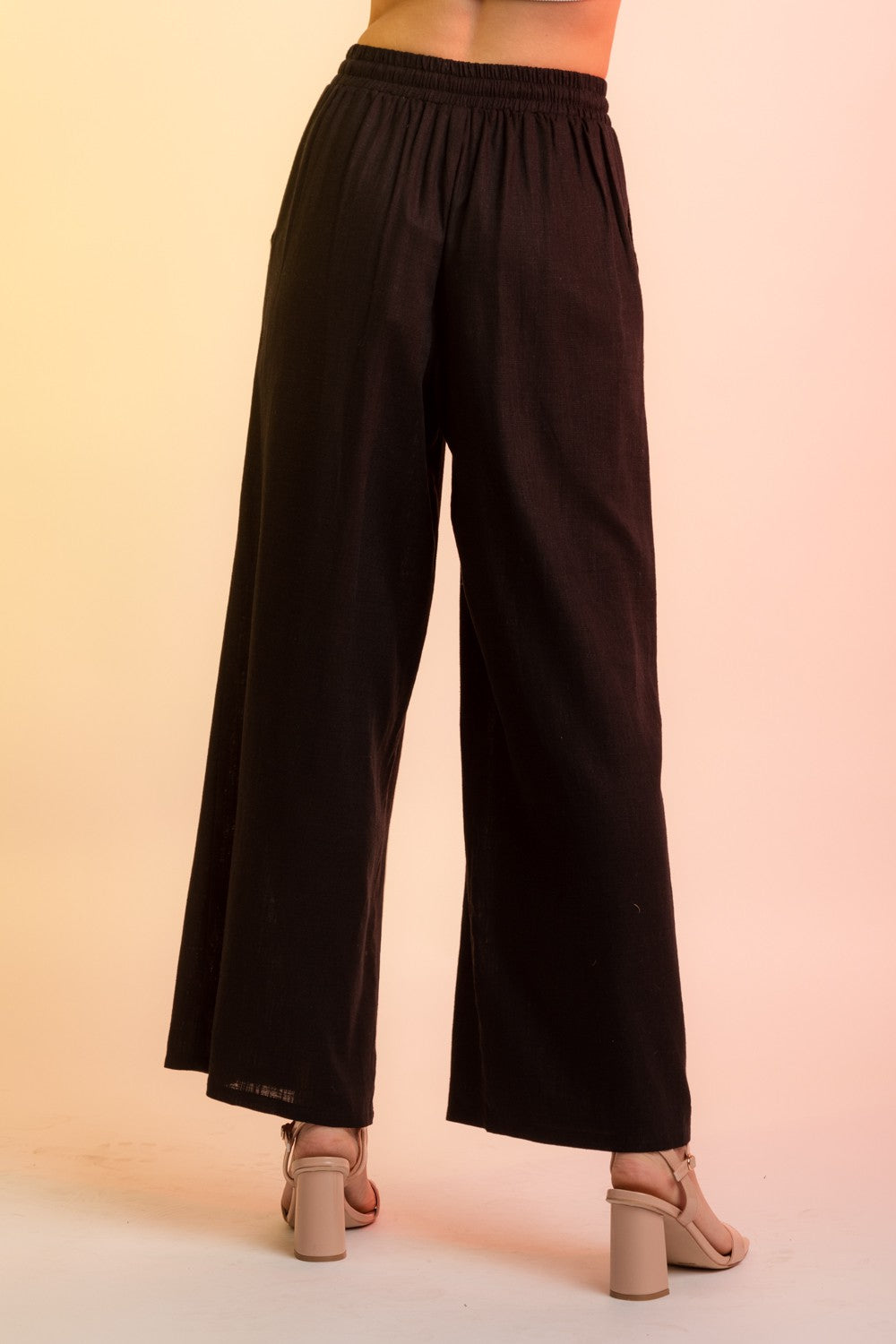 Obsidian Linen Pants