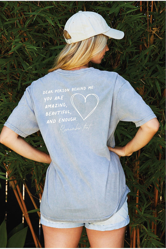 You Matter Front & Back Mineral Graphic Top