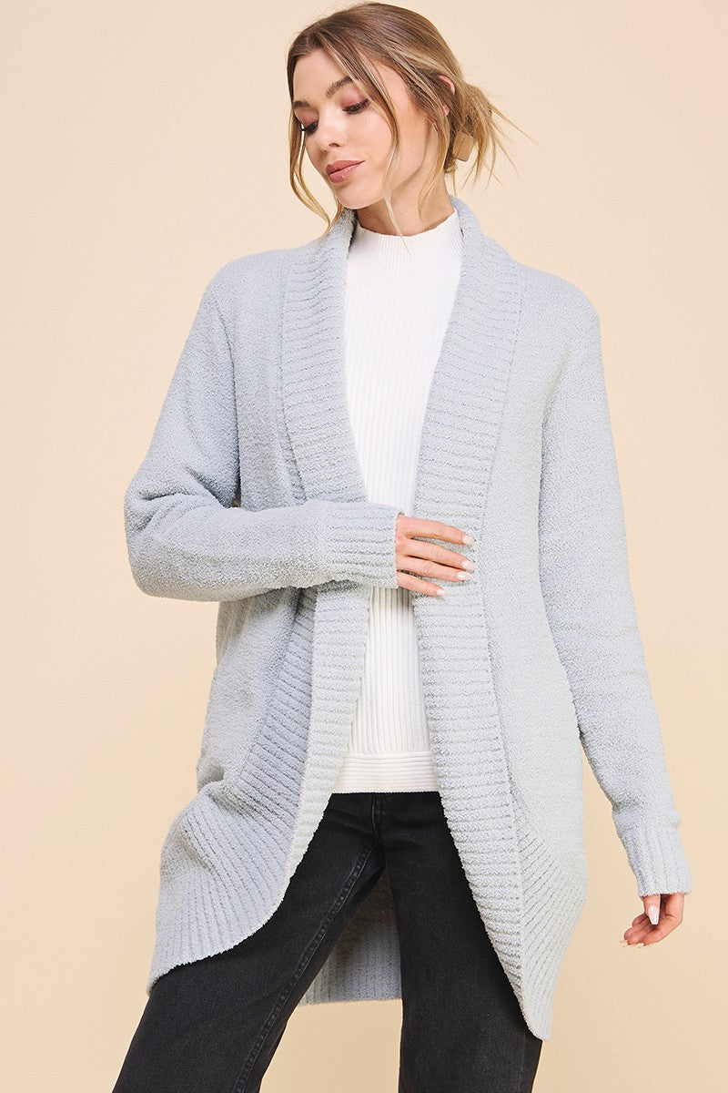 Eucalyptus Cloud Cocoon Cardigan