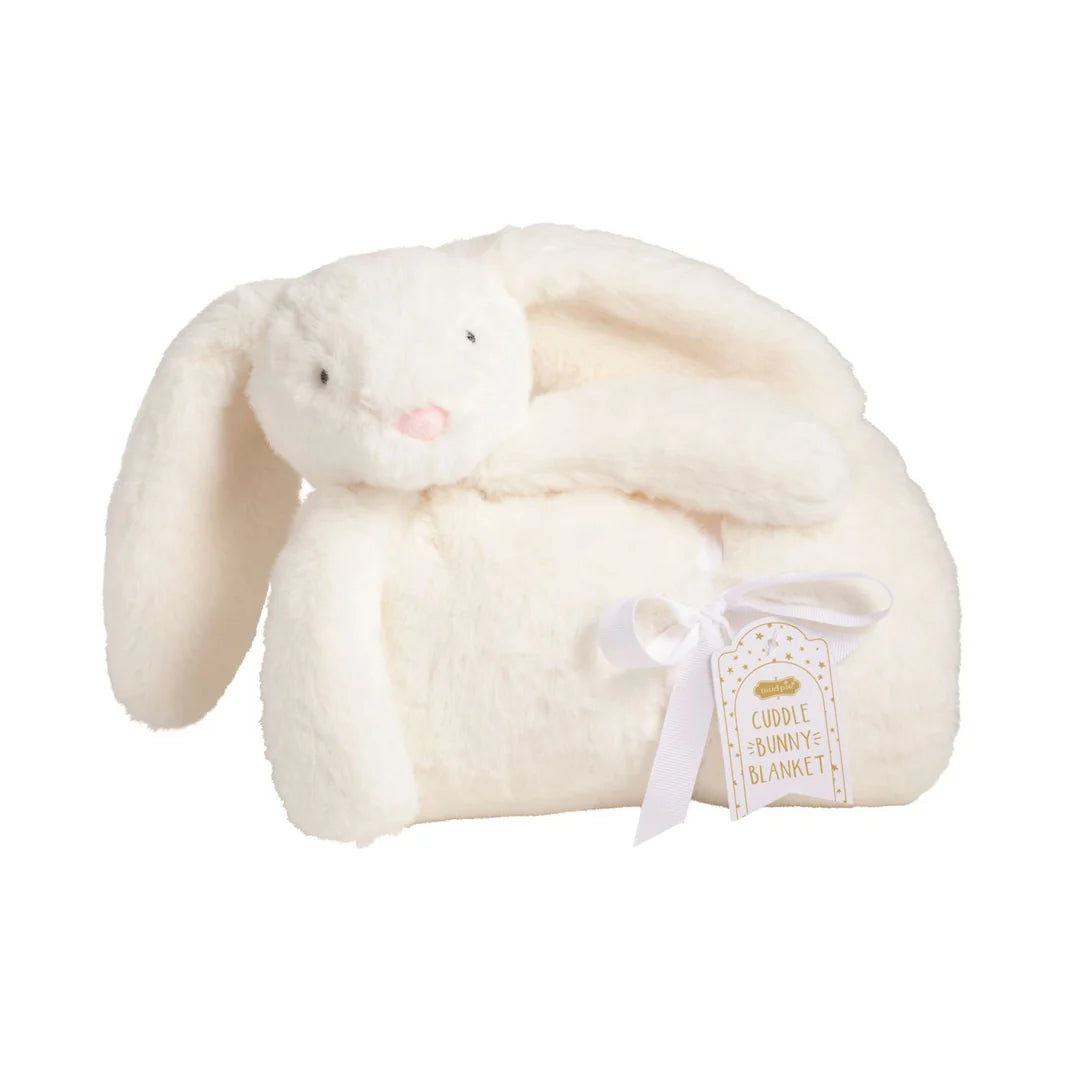 Bunny Plush Ivory Blanket