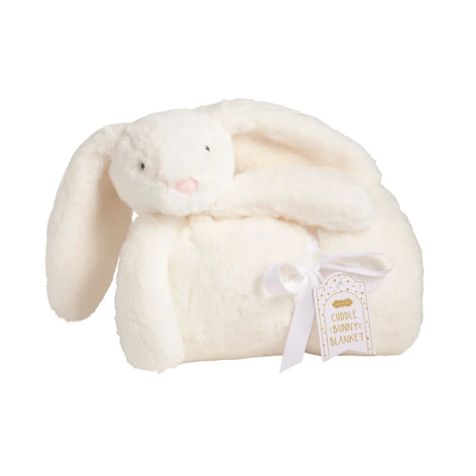 Bunny Plush Ivory Blanket