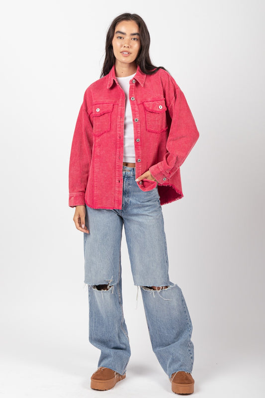 Barbie Corduroy Shacket