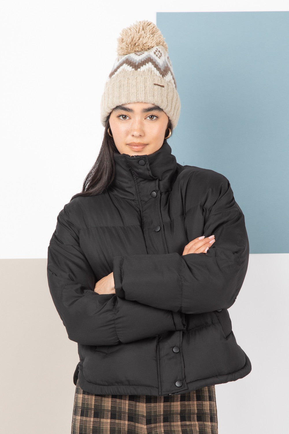 Charcoal Puffer Jacket