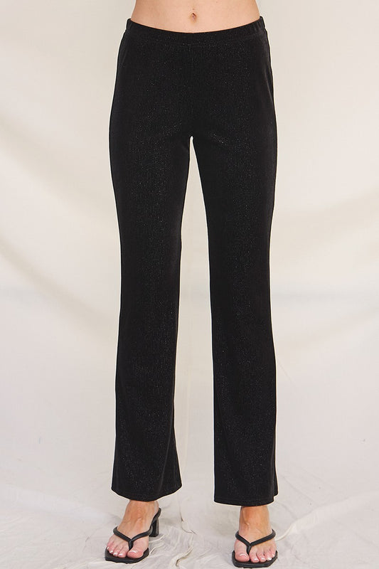 Velvet Bootleg Pants
