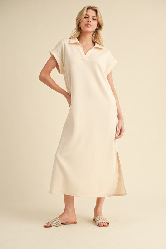 Oatmeal Midi Dress