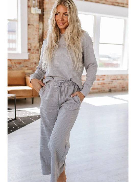 Alex Textured Long Sleeve