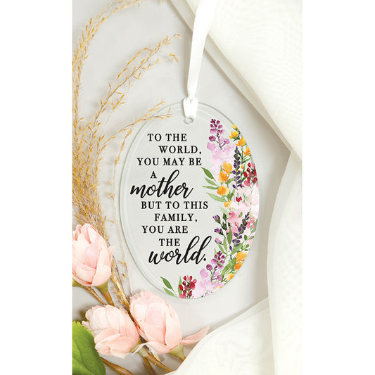 "Mother" Glass Ornament