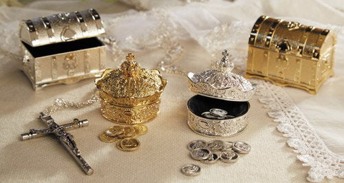 Gold Crown Box with Arras Coins Set