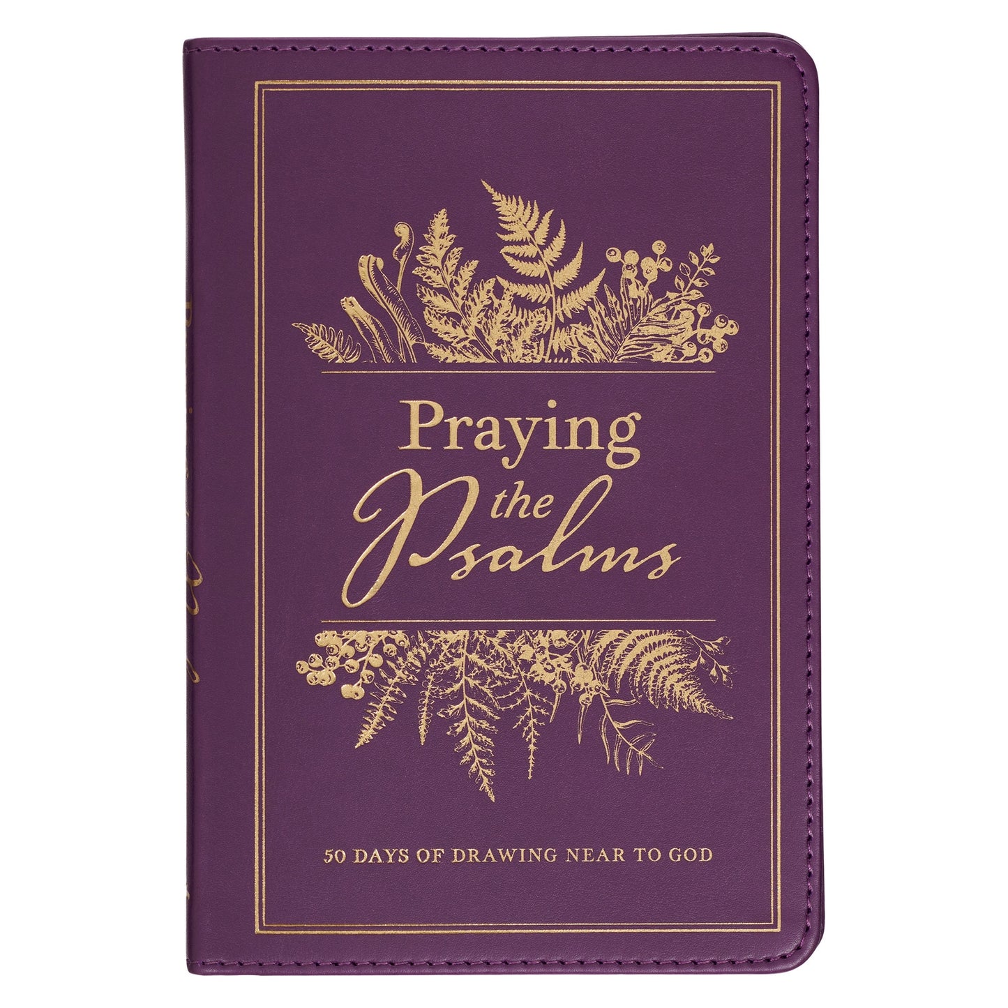 Praying the Psalms Purple Faux Leather Prayer Book