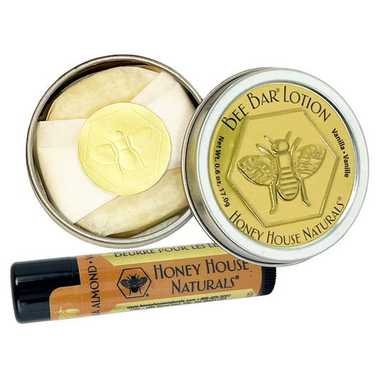 2 Piece Gift Set - Small Bee Bar & Lip Butter Tube