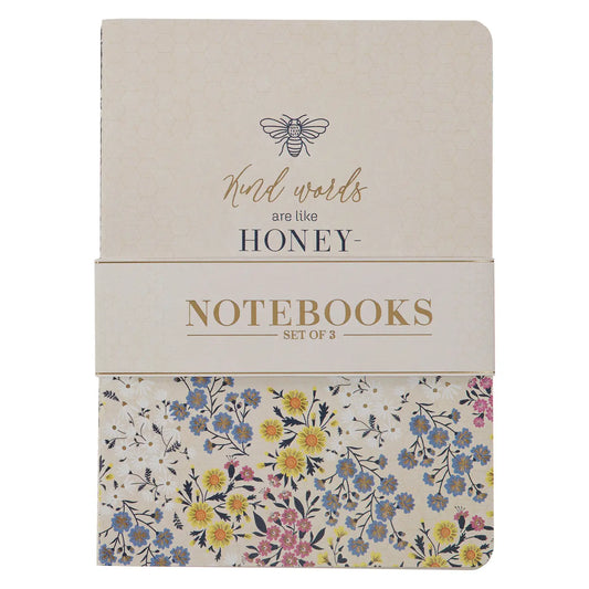 Kind Words Are Like Honey Large Notebook Set