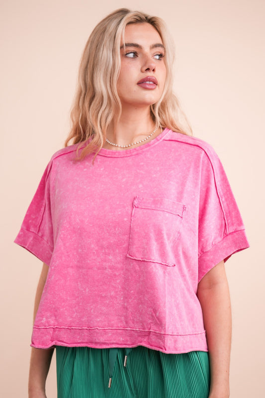 Mineral Washed Comfy Top