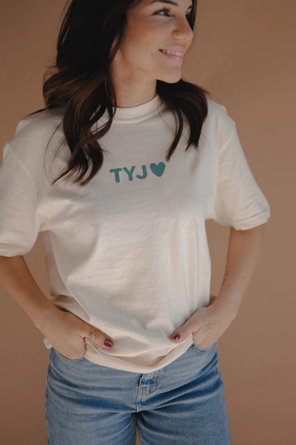 Thank You Jesus Tee - Ivory