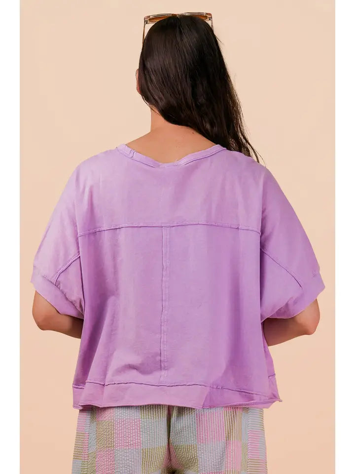 Mineral Washed Comfy Top