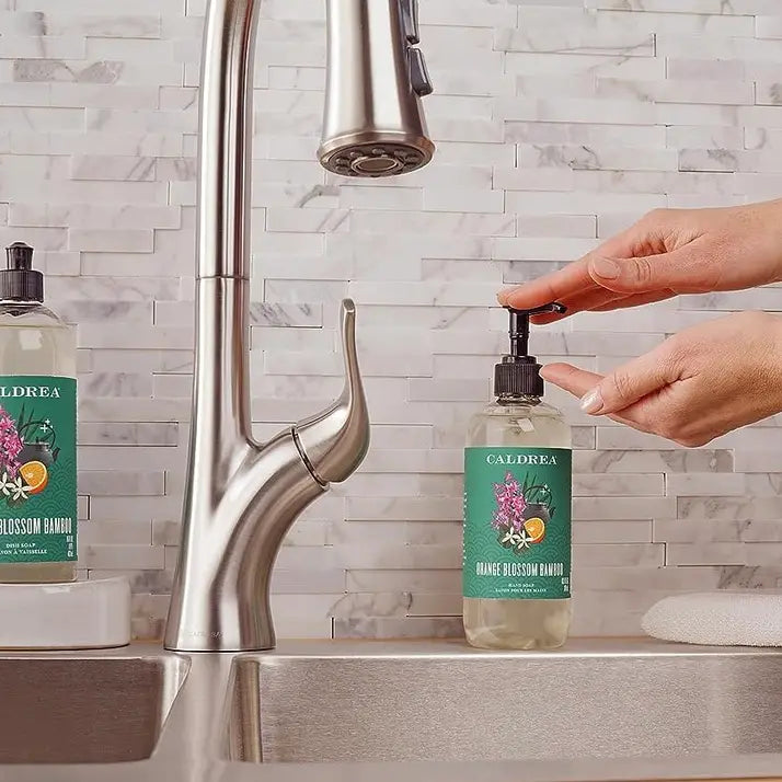 Orange Blossom Bamboo Hand Soap with Aloe Vera & Olive Oil