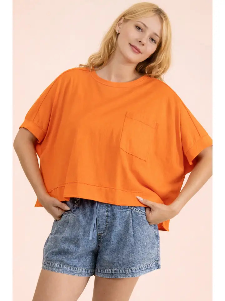 Mineral Washed Comfy Top