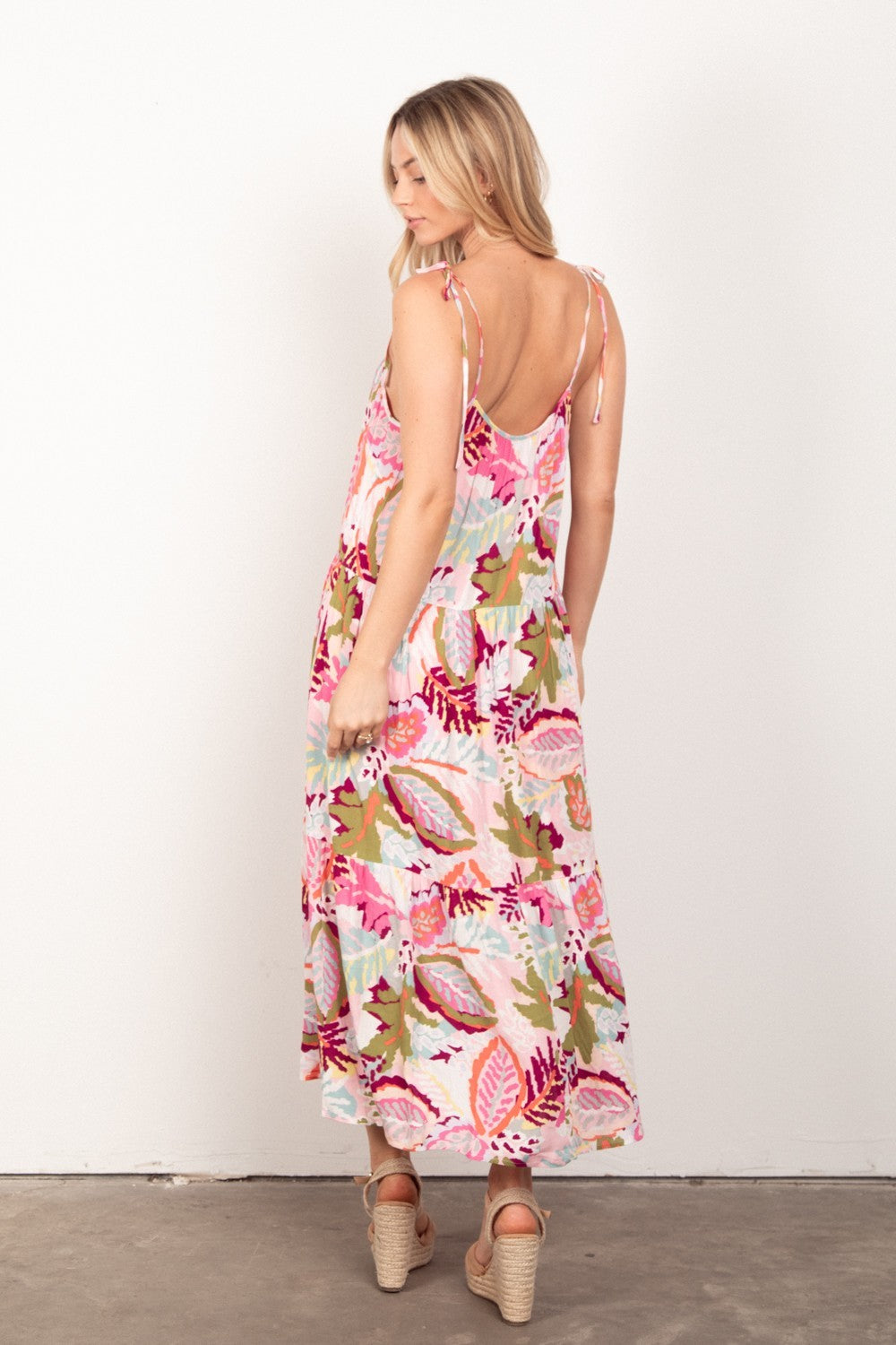 Tropical Pink Forest Dress