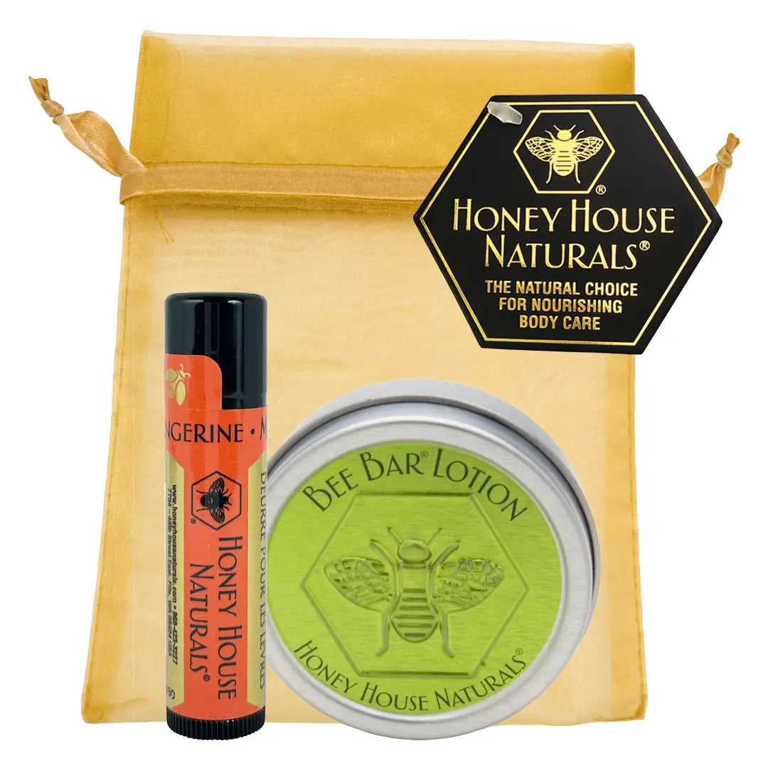 2 Piece Gift Set - Small Bee Bar & Lip Butter Tube