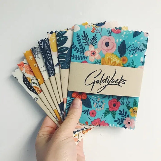 Reusable Beeswax Food Wraps: Single Smalls