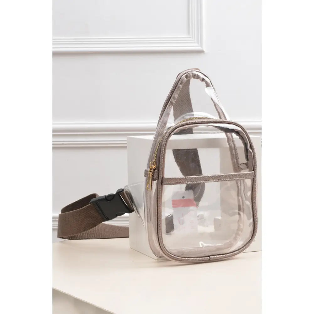 Clear Stadium Sling Bag