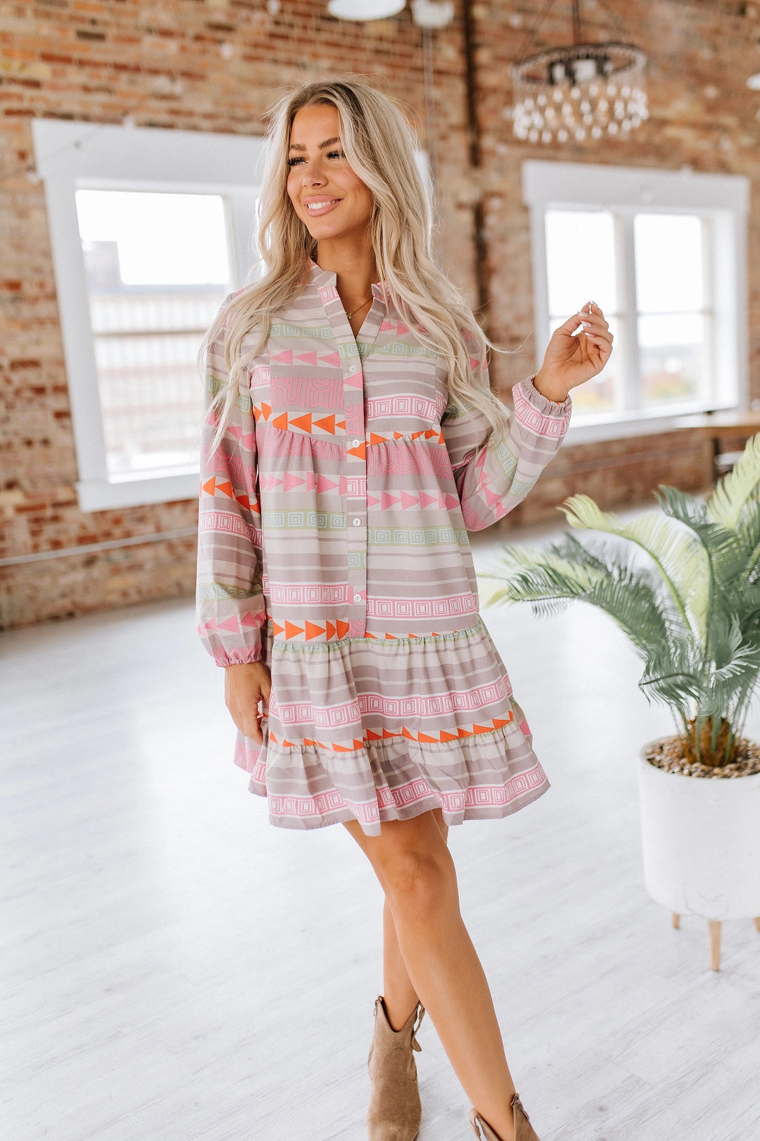 Foggy Sunset Mini Dress