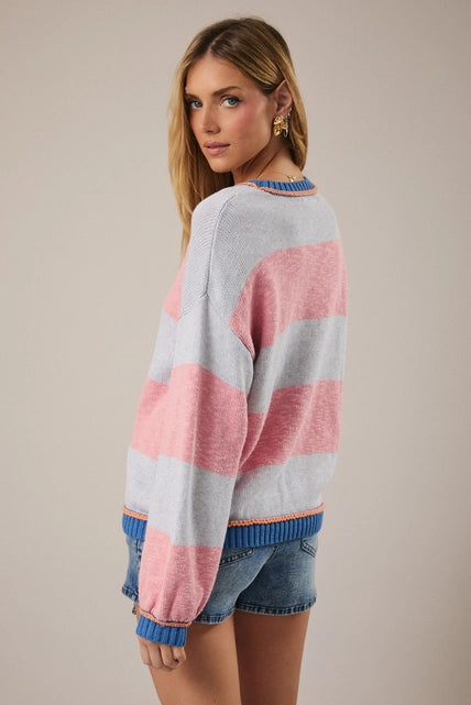 Coral Reef Stripe Sweater