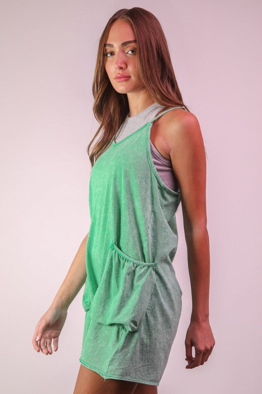 Mineral Washed Romper