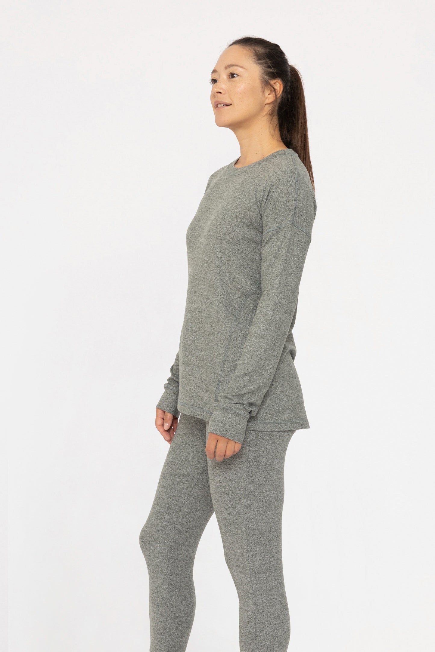 Urban Grey Crew Neck Top