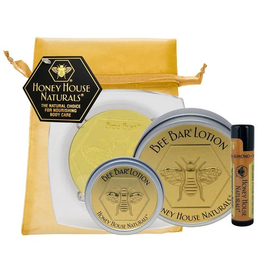 4 Piece Gift Set: Large & Small Lotion & Lip with Plate