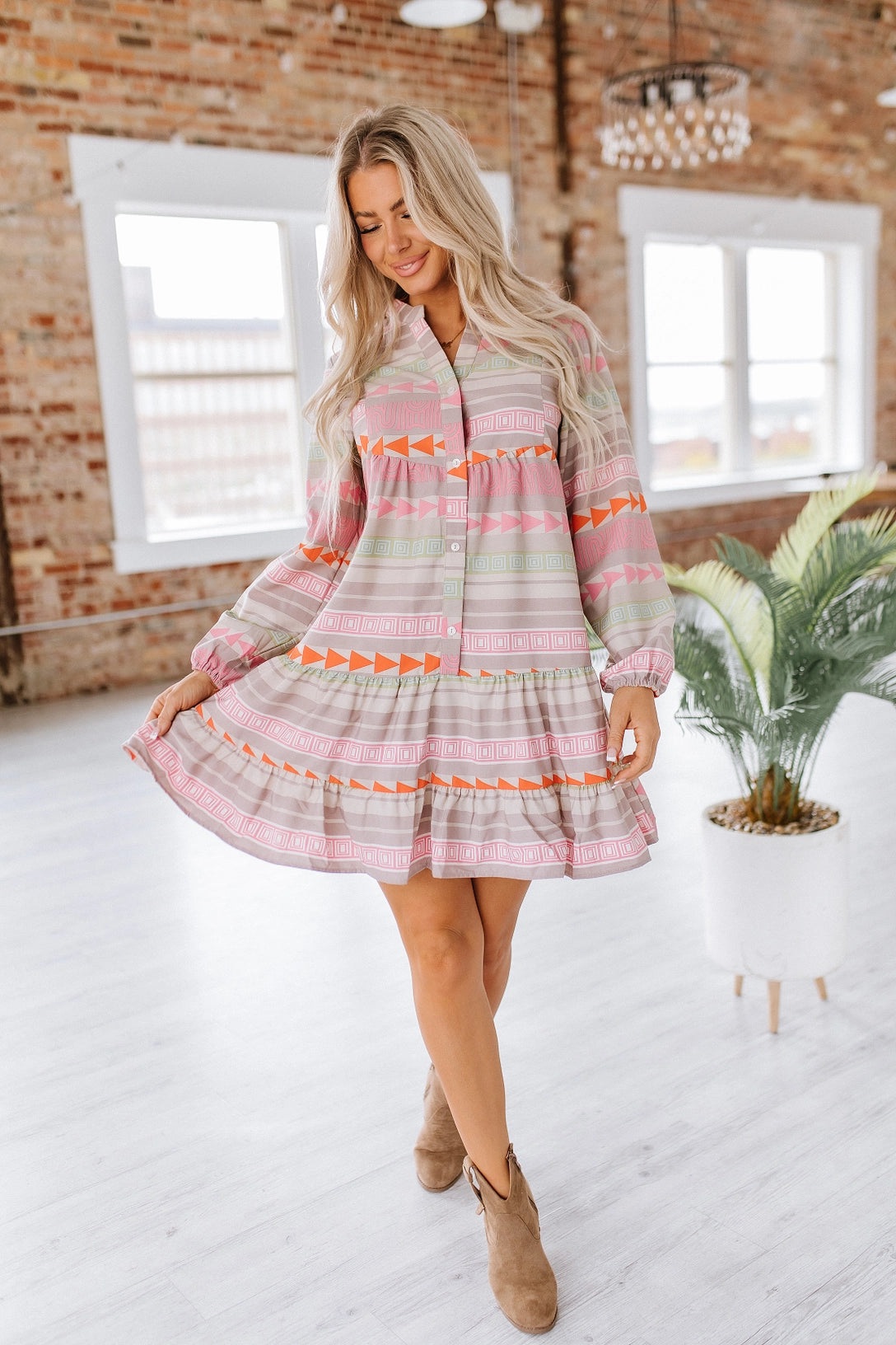 Foggy Sunset Mini Dress