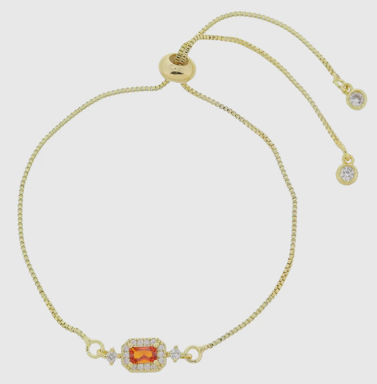 Birthstone Bracelet- 18K