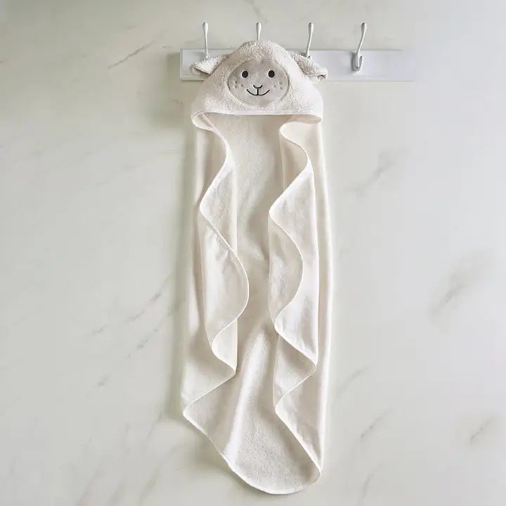 Hooded Towel- Lamb
