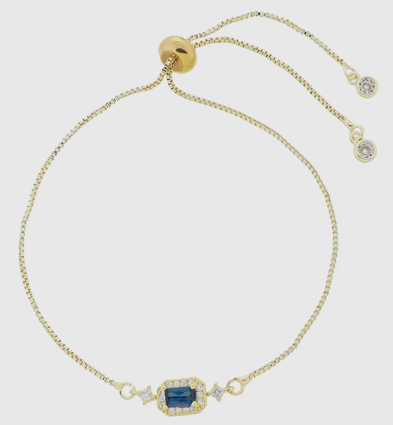 Birthstone Bracelet- 18K