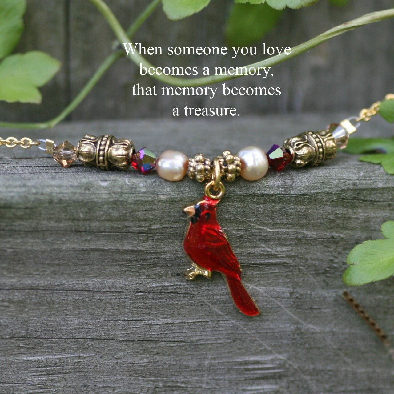 Cardinal Necklace