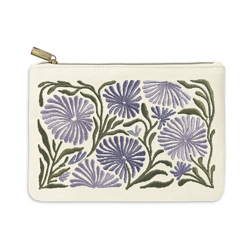 Large Embroidered Pouch