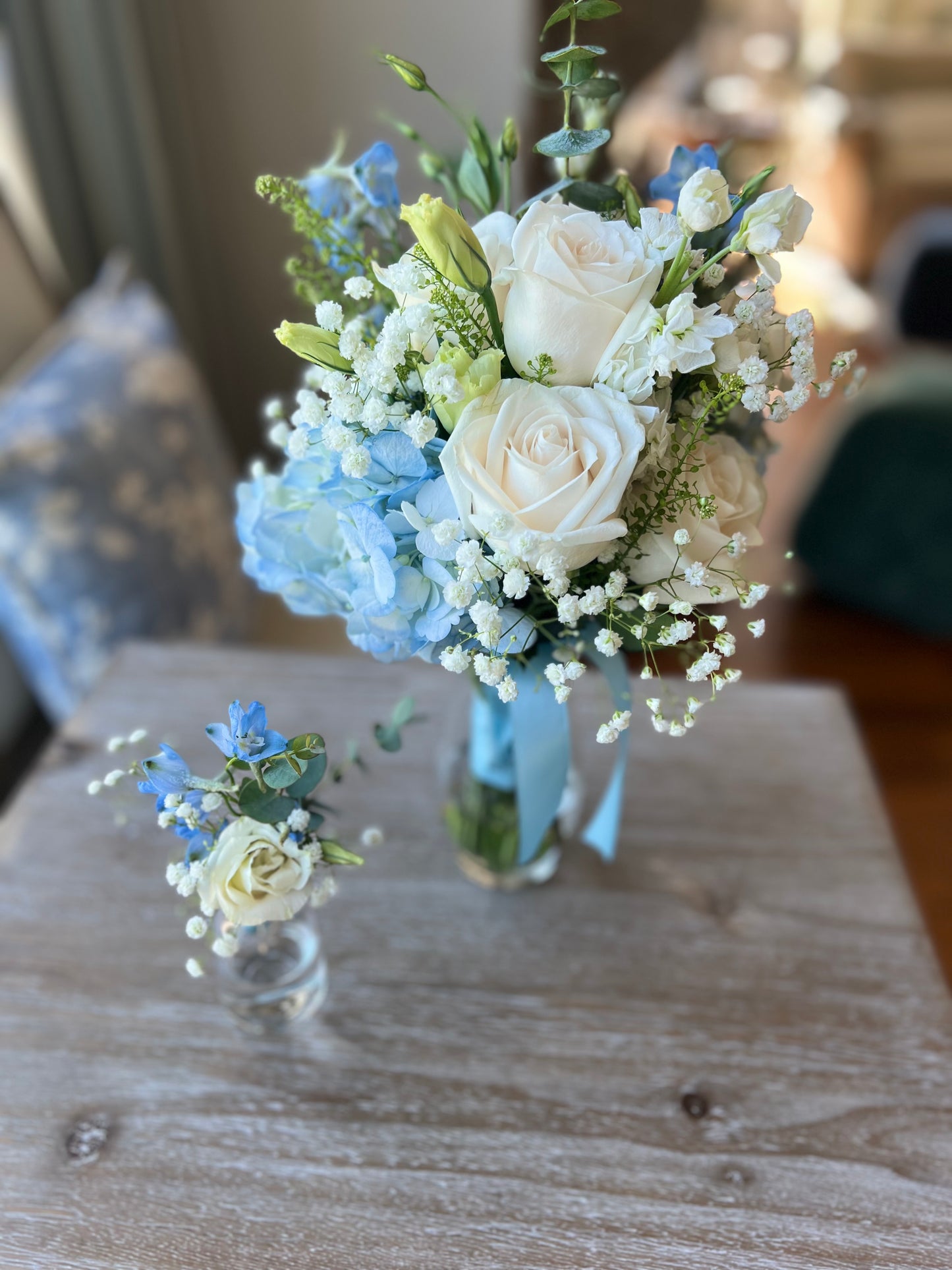 Custom Bouquet and matching Boutonnière