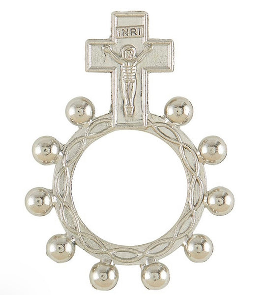 Crucifix Rosary Ring