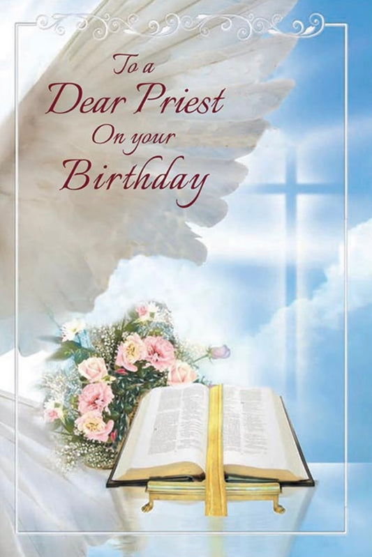 Dear Priest Birthday Card