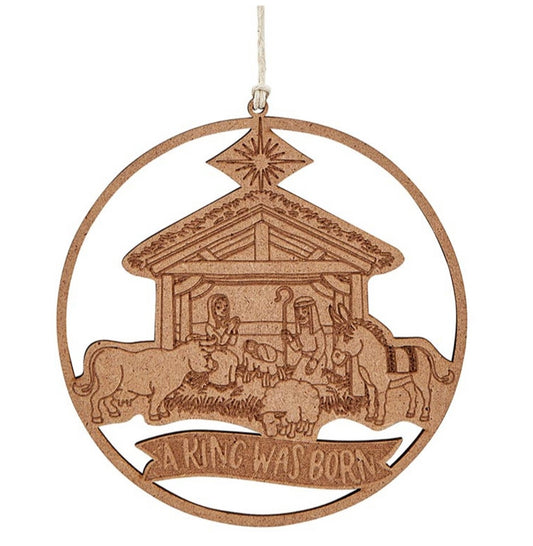Laser Cut Wood Ornament