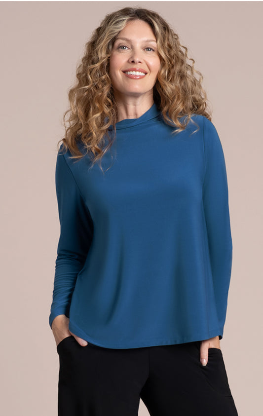 Echo Mock Neck Top Long Sleeve